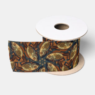 Ruban En Satin Poissons Steampunk 2 sur 3