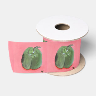 Ruban En Satin Poivron Vert