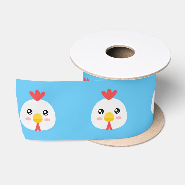 Ruban En Satin Poulet (Bobine)