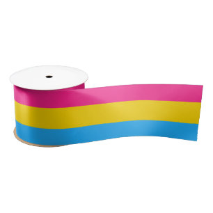 Ruban En Satin Pride transexuelle (drapeau panaché)