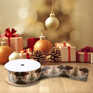 Ruban En Satin Prier Petite fille Angel Radiant Halo Lumière