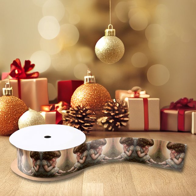 Ruban En Satin Prier Petite fille Angel Radiant Halo Lumière (Créateur téléchargé)