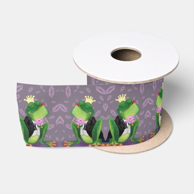 Ruban En Satin Prince de grenouille - Baiser (Bobine)