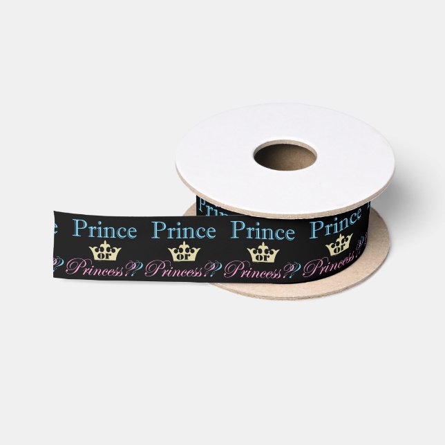 Ruban En Satin Prince ou Princesse ? (Bobine)