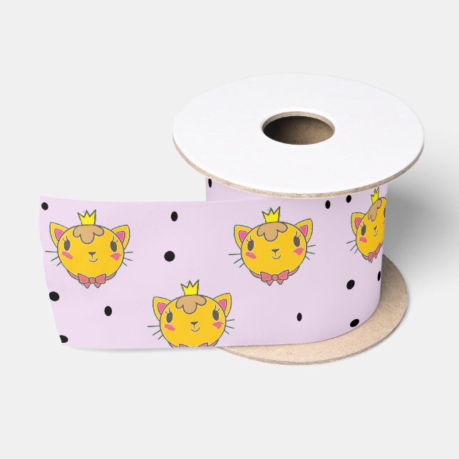 Ruban En Satin Princess kitty cat (Bobine)