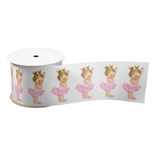 Ruban En Satin Princesse Ballerine Tutu Fille (Bobine)