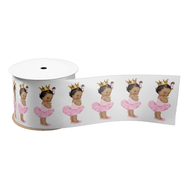 Ruban En Satin Princesse ethnique bébé fille (Bobine)