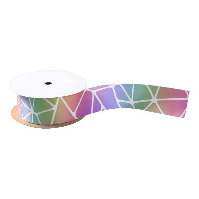 Ruban En Satin prisme synapse net - toile arc-en-ciel : (Bobine)