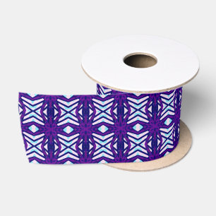 Ruban En Satin Purple Blue Rose Retro Déco Motif Party cadeau