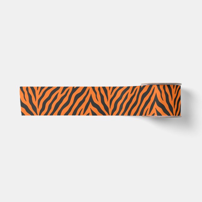 Ruban En Satin Rayure de tigre (Devant)