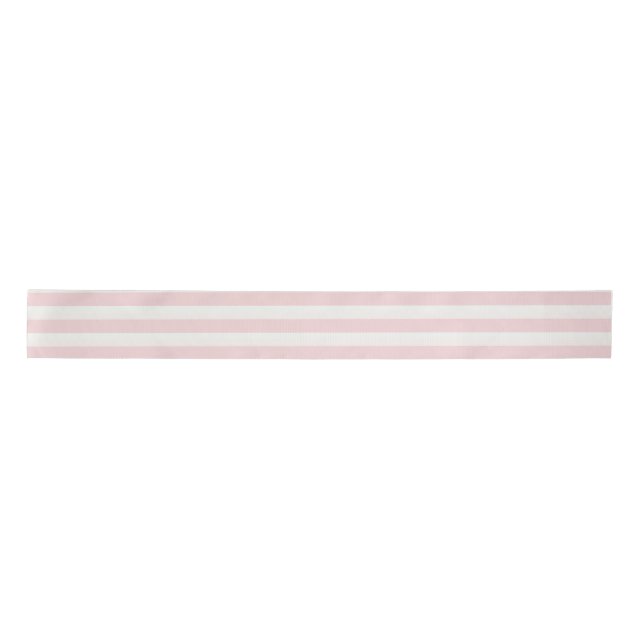 Ruban En Satin Rayure rose simple française (Devant)