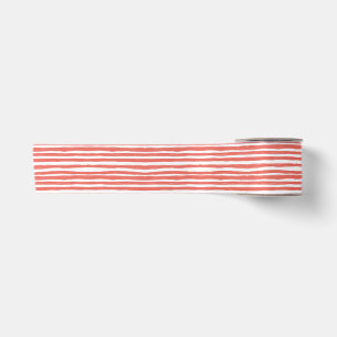 Ruban En Satin Rayures orange, lignes
