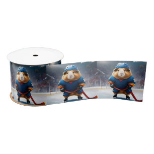 Ruban En Satin "Recrue de la patinoire : Le cobaye de hockey sur