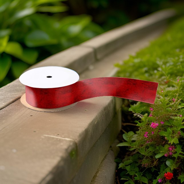 Ruban En Satin Red Modern Festive (Créateur téléchargé)