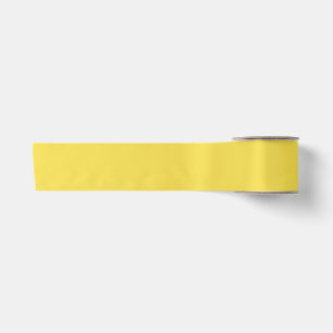 Ruban En Satin Ribbon à grains jaunes de citron