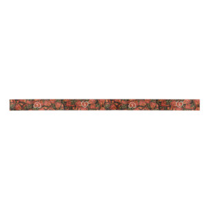 Ruban En Satin Ribbon aux fraises