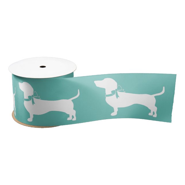 Ruban En Satin Ribbon de Chien de Chien de Chien de Chien de Chie (Bobine)