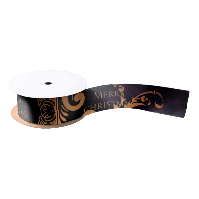 Ruban En Satin Ribbon de Noël de la paix (Bobine)