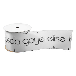 Ruban En Satin Ribbon Gaye Elise Beda