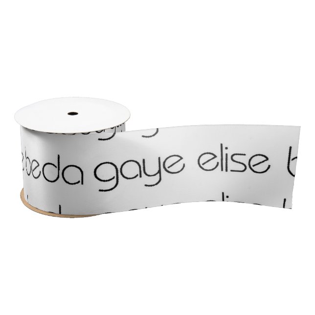 Ruban En Satin Ribbon Gaye Elise Beda (Bobine)