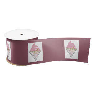 Ruban En Satin Ribbon irrésistible de raisin de glace par Adiela 