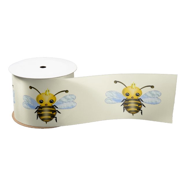 Ruban En Satin Ribbon mignon Queen Bee (Bobine)