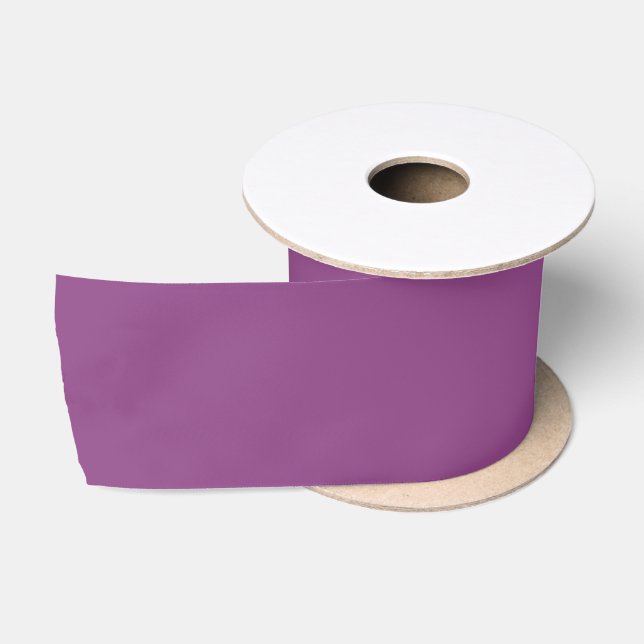 Ruban En Satin Ribbon Plum Wide Satin (Bobine)
