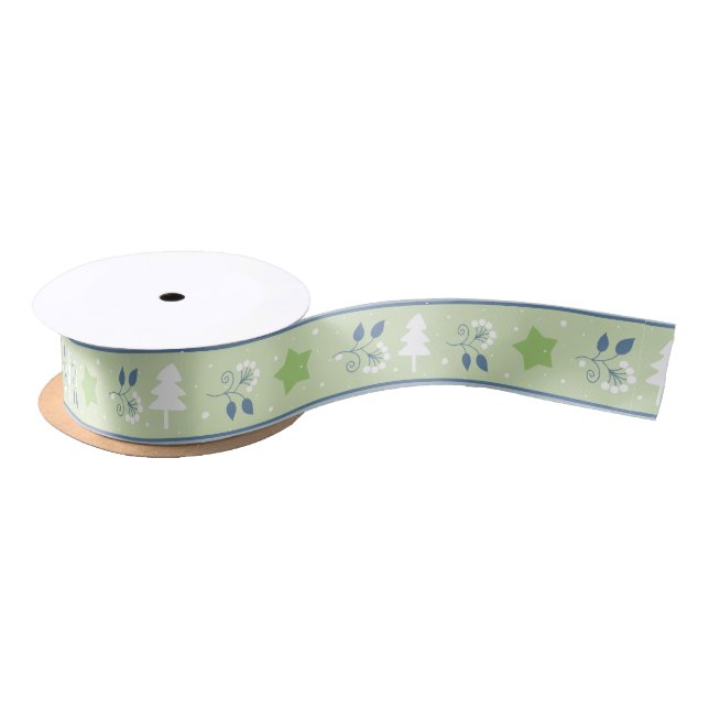 Ruban En Satin Ribbon Satin Large Vacances, 2 Yard Spool (Bobine)