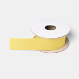 Ruban En Satin Ribbon Solide Gold Holiday Satin