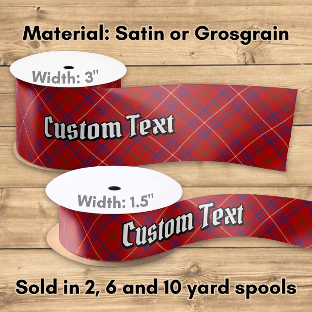 Ruban En Satin Rose de clan Tartan (Créateur téléchargé)