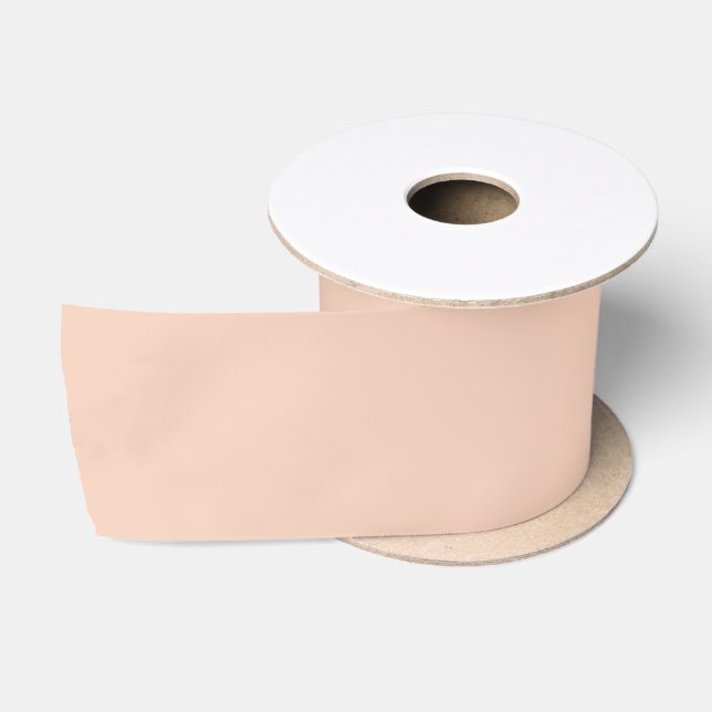 Ruban En Satin Rose Élégant Uni (Bobine)