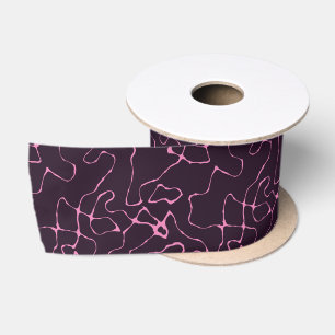 Ruban En Satin rose et violet