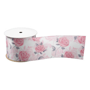 Ruban En Satin Roses roses