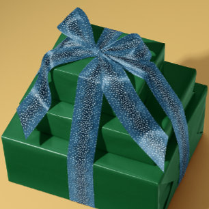 Ruban En Satin Royal Blue and White Baby Deer Points Fawn