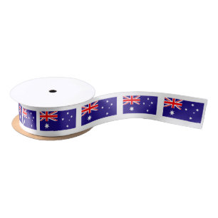 Ruban En Satin Ruban australien de cadeau de drapeau pour le jour