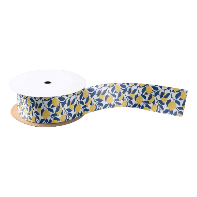 Ruban En Satin Ruban citron satin (Bobine)