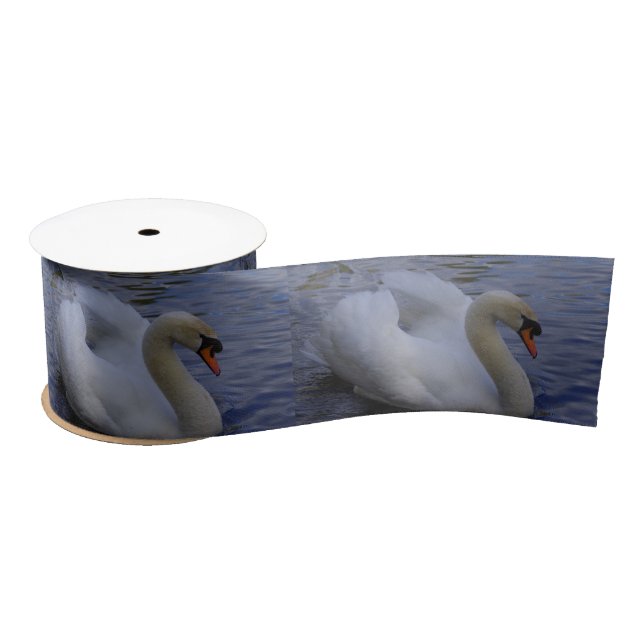 Ruban En Satin Ruban de cygne (Bobine)