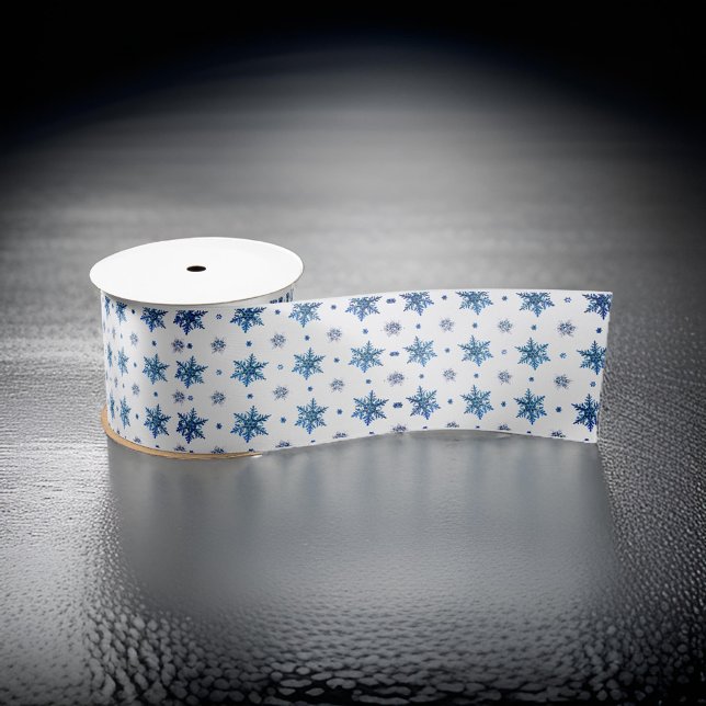 Ruban En Satin Ruban de Noël Satin bleu (Créateur téléchargé)