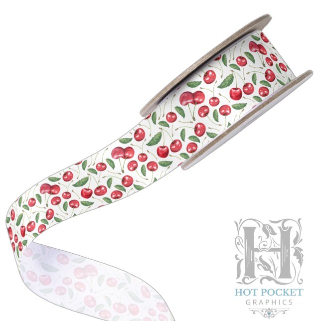 Ruban En Satin Ruban de Satin aux Cerises (Créateur téléchargé)
