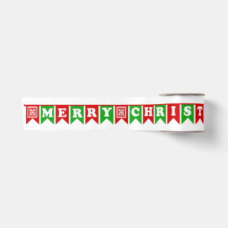 Ruban En Satin Ruban de satin de bannière de Joyeux Noël