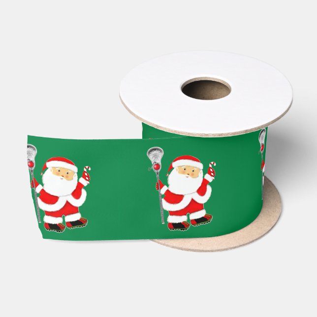 Ruban En Satin Ruban de satin de Noël de crosse (Bobine)