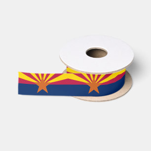 Ruban En Satin Ruban de satin du drapeau de l'Arizona