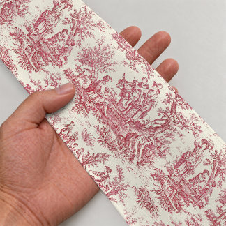 Ruban En Satin Ruban de satin élégant vintage rouge toile