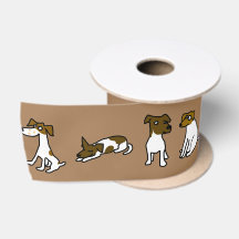 Ruban de satin Jack Russell