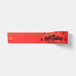 Ruban En Satin Ruban de satin Ramadan Kareem de dessin animé mign