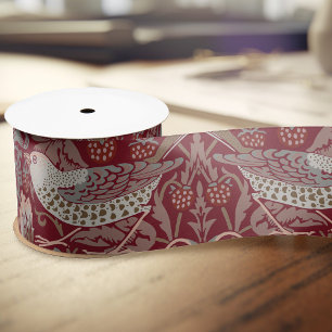 Ruban En Satin Ruban de satin William Morris Strawberry Thief