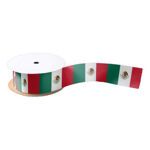 Ruban En Satin ruban du drapeau mexicain