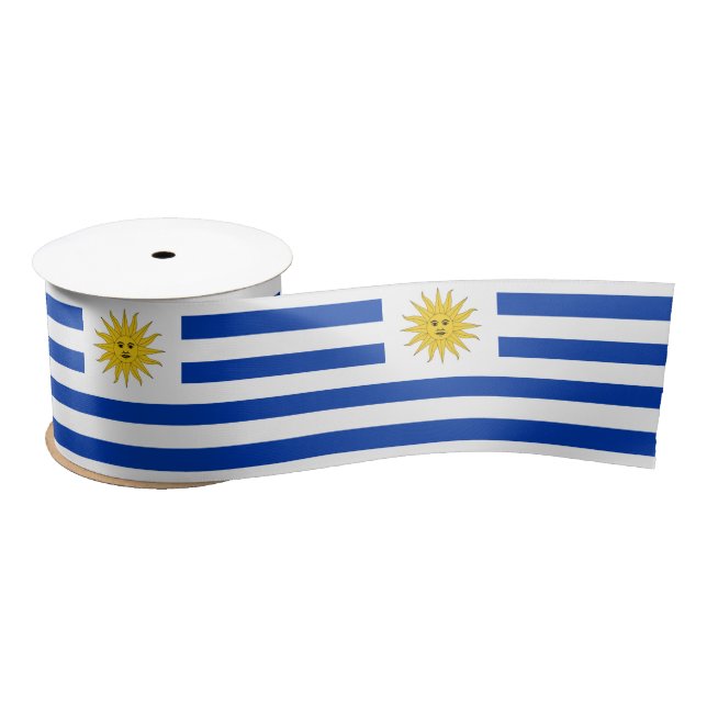 Ruban En Satin Ruban du drapeau uruguayen, patriotes uruguayens/s (Bobine)