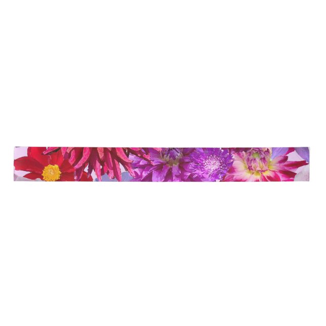 Ruban En Satin ruban floral, ruban floral rose, (Devant)