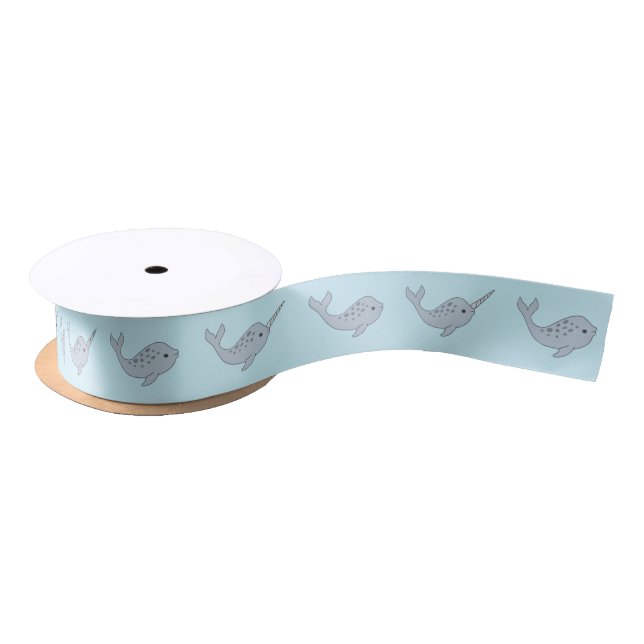 Ruban En Satin Ruban Narwhal (Bobine)